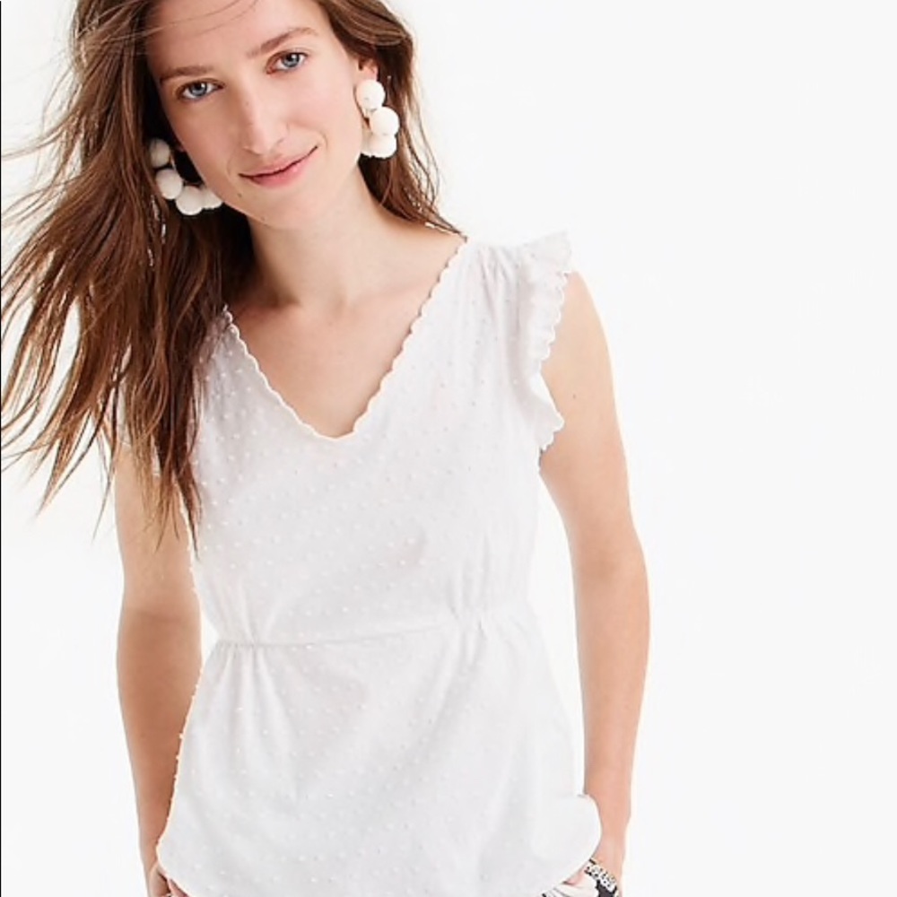 NWOT  J. Crew peplum blouse